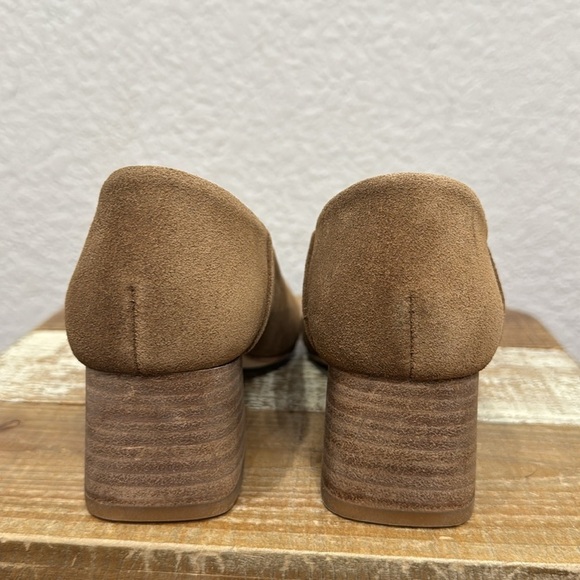 Nisolo Fiorela Go To Suede Mid Heel Taupe Size 6.5 - Picture 5 of 7